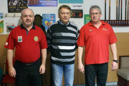 Javier Nogales, Antonio Hervas y Sergio Porras